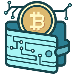 billetera bitcoin icono
