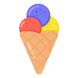 cucurucho de helado icono