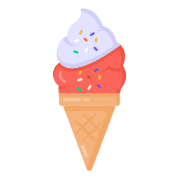 cucurucho de helado icono