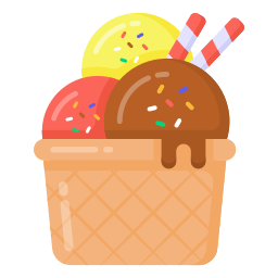 cucurucho de helado icono