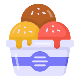 Ice cream cup icon