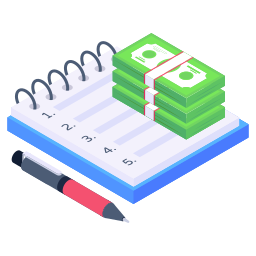 Financial report icon