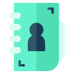 Contact book icon