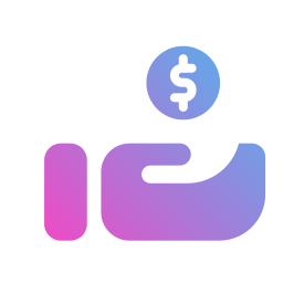 Receive money icon