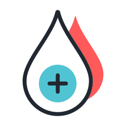 Blood droplet icon