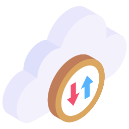 Cloud data icon