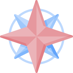 Wind rose icon