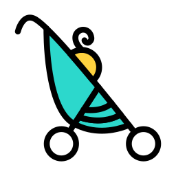 kinderwagen icon