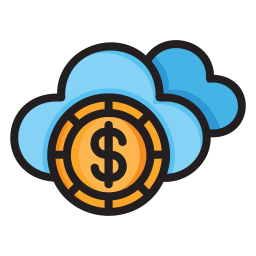 bankowość w chmurze ikona