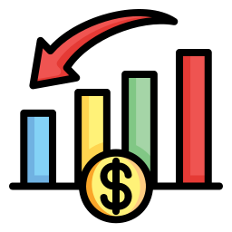 gráfico de barras icono