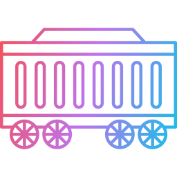 Railway carriage icon