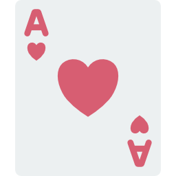 Ace of hearts icon