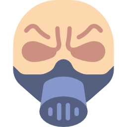 masque à gaz Icône
