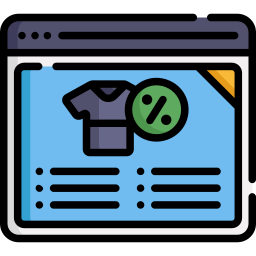 Online shop icon