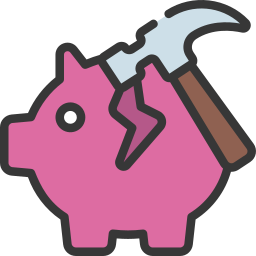 Piggy bank icon