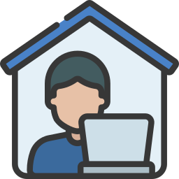 Work from home icon