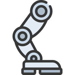 pierna mecánica icono