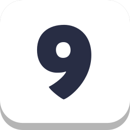 숫자 9 icon