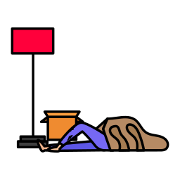 mendigo icono