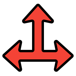 Triple arrows icon