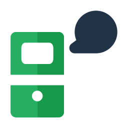 Phone chat icon