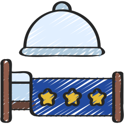Bed and breakfast icon