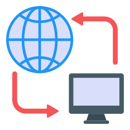 distribución icono