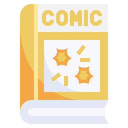 Comic book icon