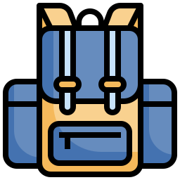 Travel bag icon