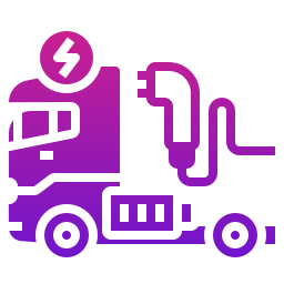Electric transport icon