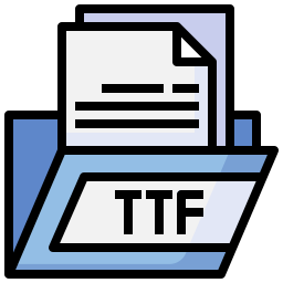 ttf-extensie icoon