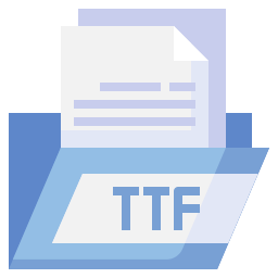 ttf 확장자 icon