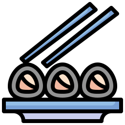 Roll fish icon
