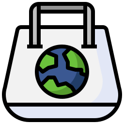 Eco bag icon