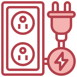 fiche d'alimentation Icône