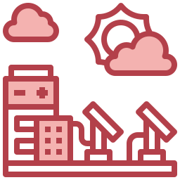 celle a energia solare icona