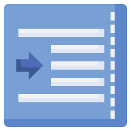 Right indentation icon