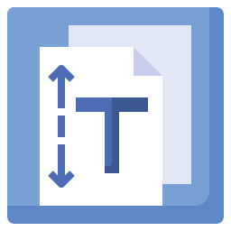 Text height icon