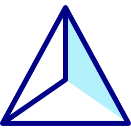 tetraedro icono