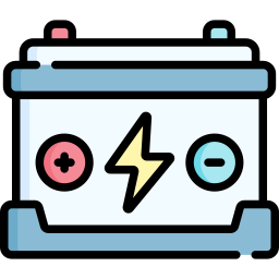 Car battery icon