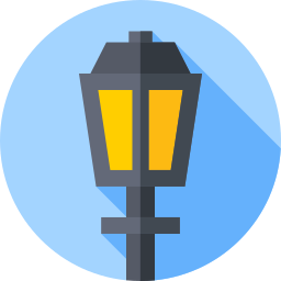 lampa uliczna ikona
