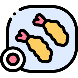 Fried shrimp icon