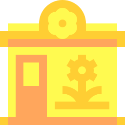 Flower shop icon