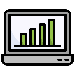 gráfico de barras icono