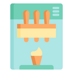 Ice cream machine icon