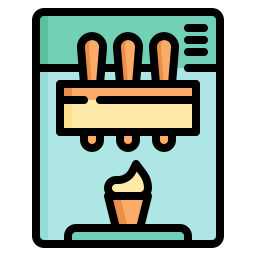 Ice cream machine icon