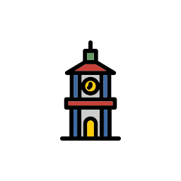 Tower clock icon