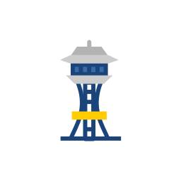 Space needle icon