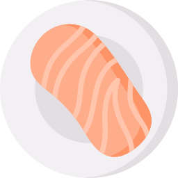 salmón icono