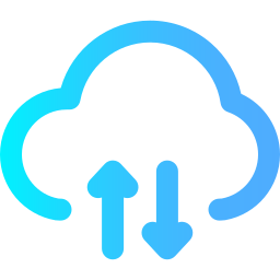 Cloud data icon